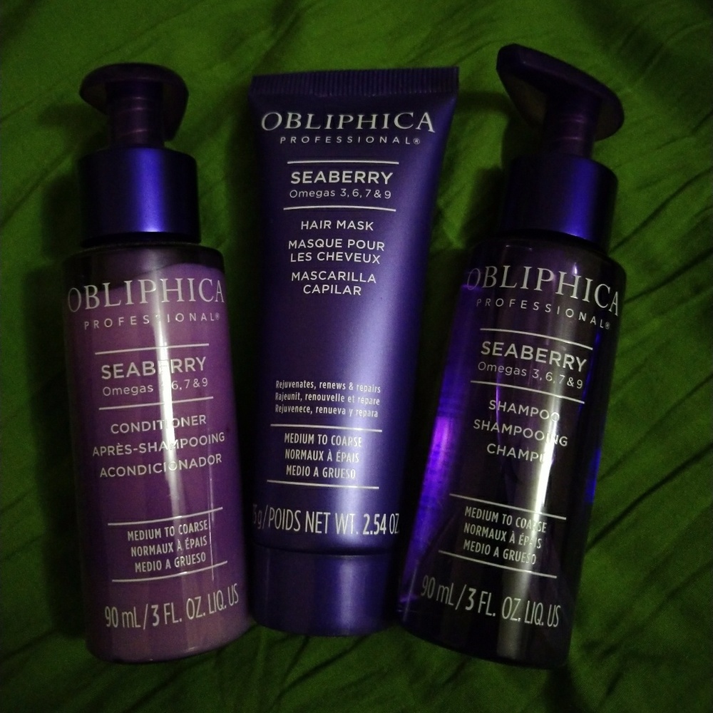 Obliphica Professional Seaberry hair travel set